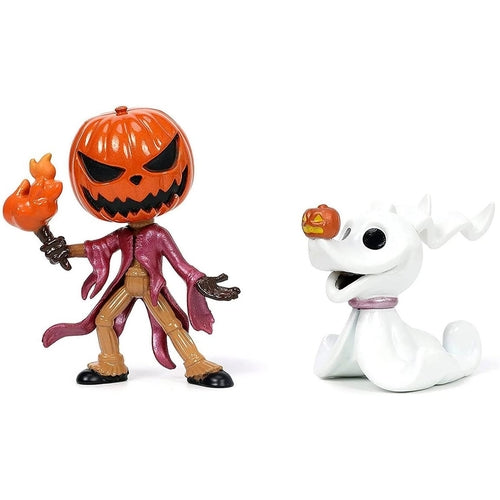 Set Action Figure Nightmare Before Christmas Metalfig 2.5" - Jack Sally Zero