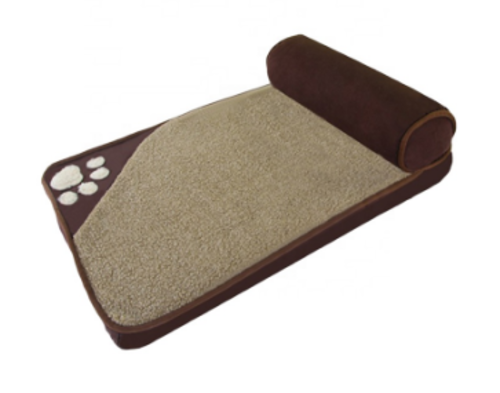Cuccia Cani Gatti Grande Rettangolare - Lettino Pet Oxford Lavabile 100x65cm