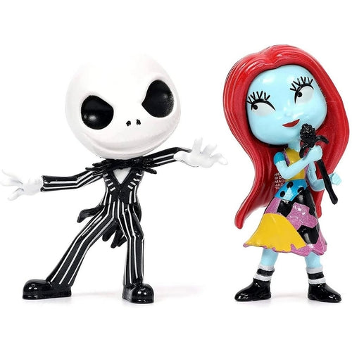 Set Action Figure Nightmare Before Christmas Metalfig 2.5" - Jack Sally Zero