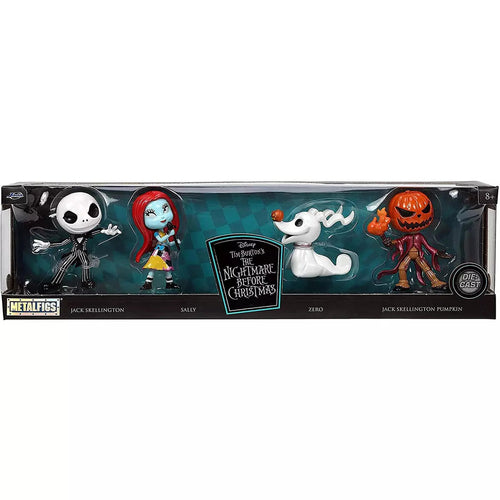 Set Action Figure Nightmare Before Christmas Metalfig 2.5" - Jack Sally Zero