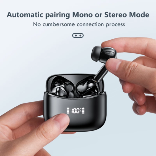 Auricolari Wireless TWS Bluetooth 5.0 LED - Cuffie True Wireless iPhone Huawei